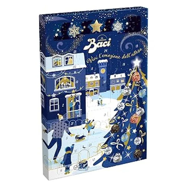 Calendario de Adviento Baci Bombones de Chocolate Negro y Avellana 245 g