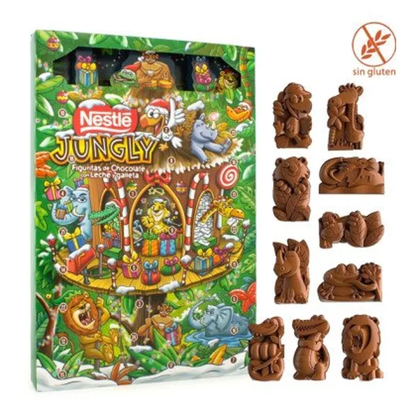 Calendario de Adviento Chocolate con Leche Jungly 187 g
