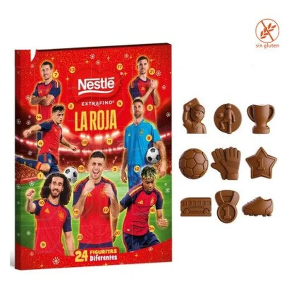 Calendario de Adviento Extrafino Nestlé La Roja 85 g (eGolosinas)
